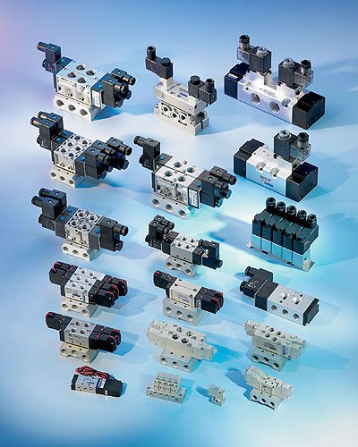 4V210-08 24DC 220 V TEK BOBİN  ÇİFT BOBİN VALFLER